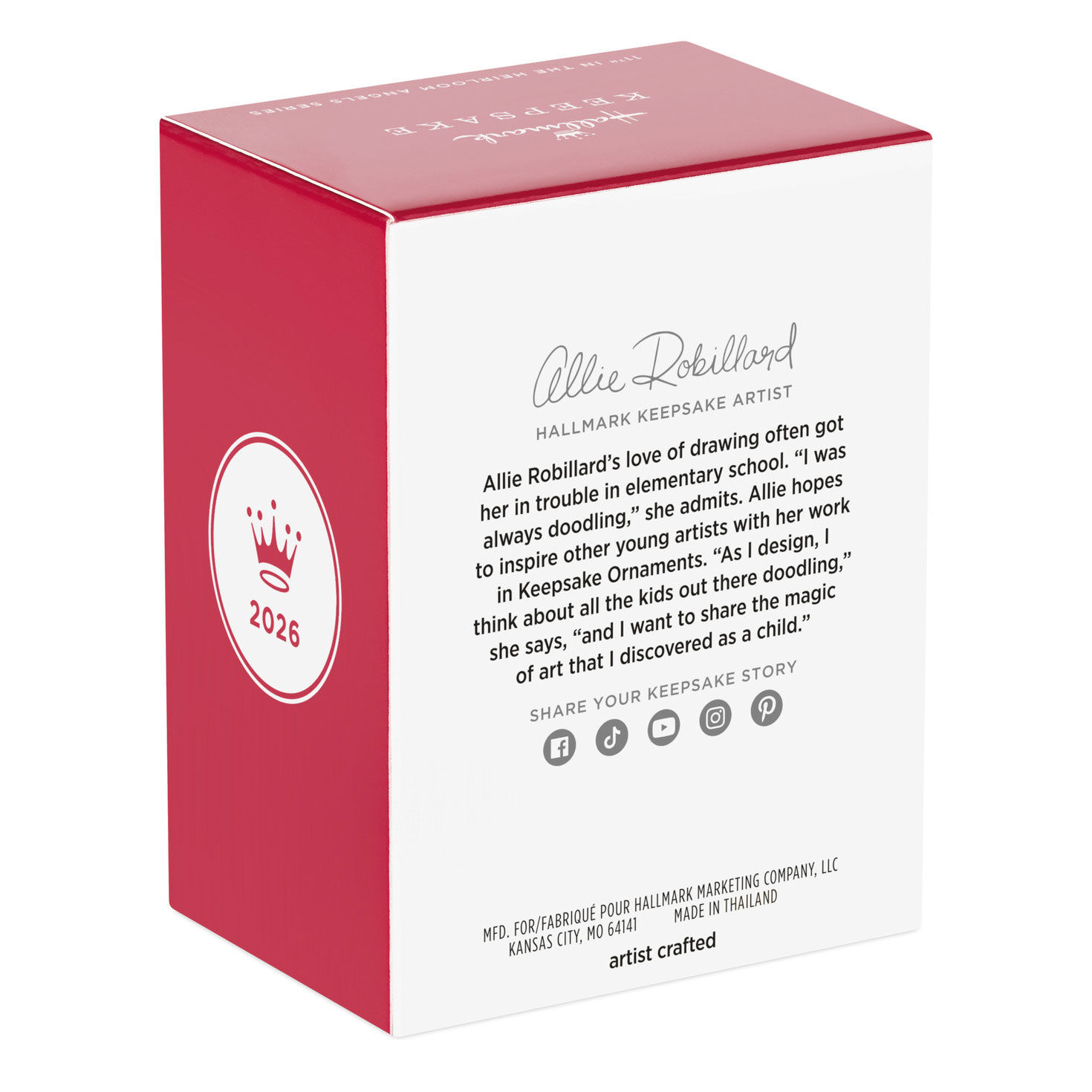 Angel in Blue Dress With Dove Keepsake Ornament  image number 8