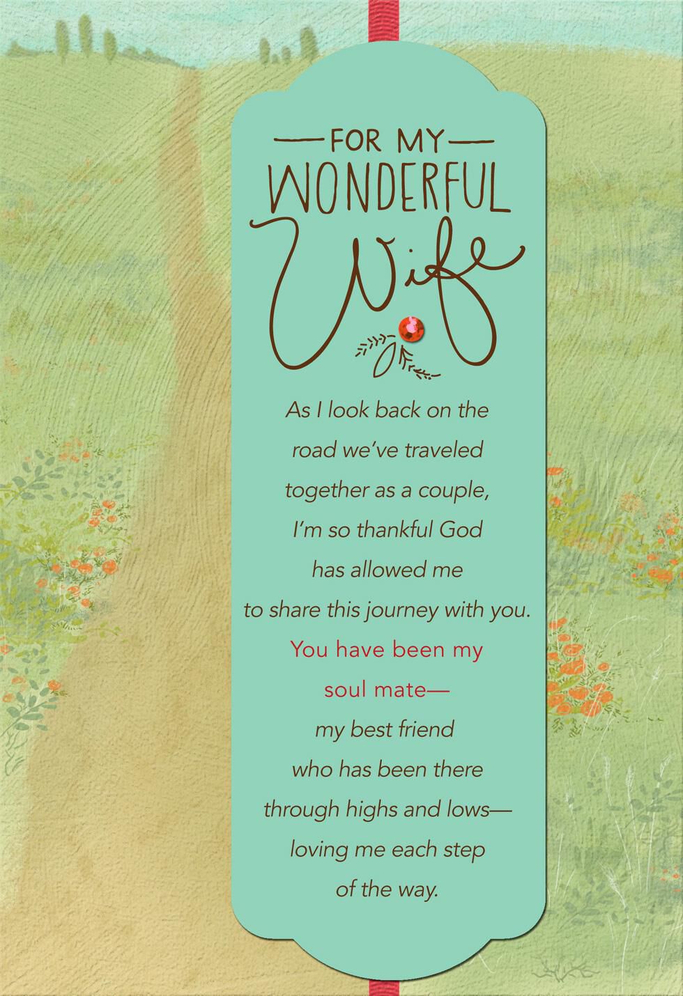 My Soul Mate Religious Mother's Day Card for Wife