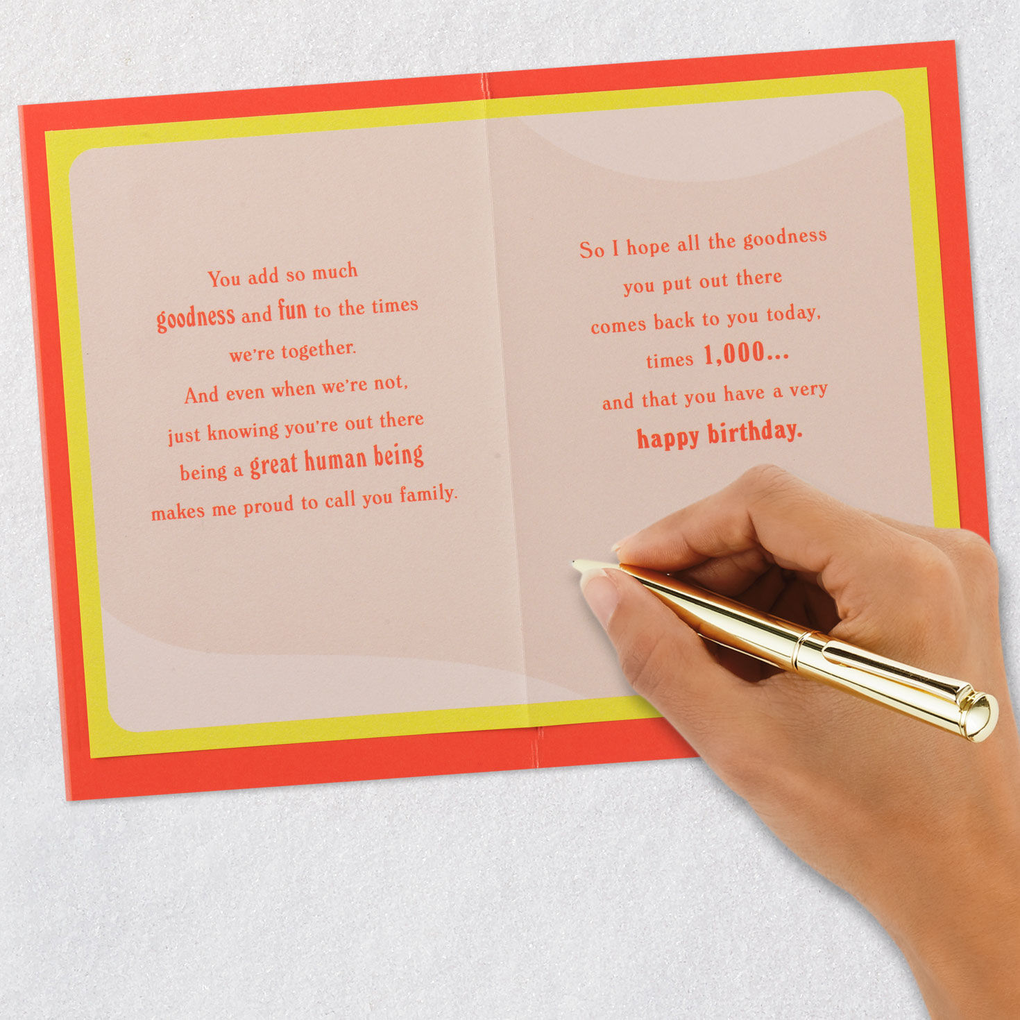 Proud to Call You Family Birthday Card for Relative, , large image number 7