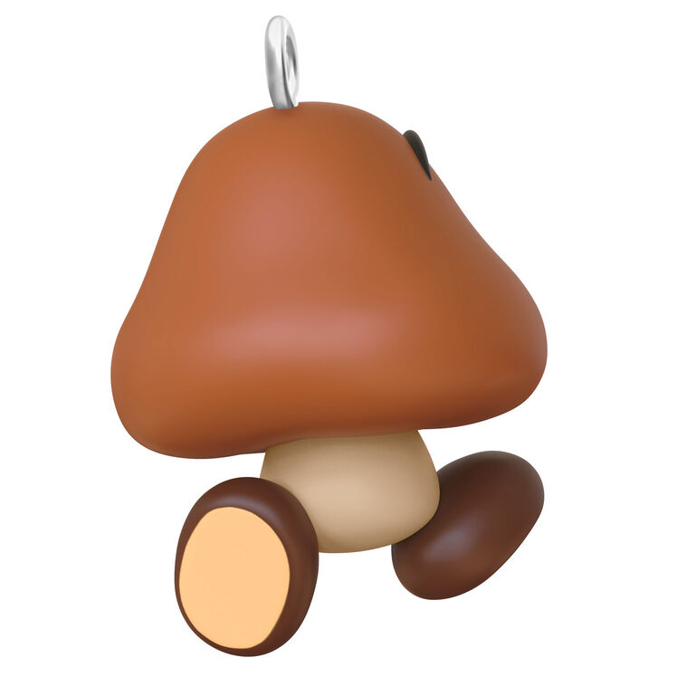 Super Mario Goomba Keepsake Ornament back image number 6