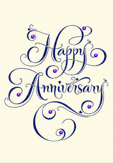 Laser Design Anniversary Card