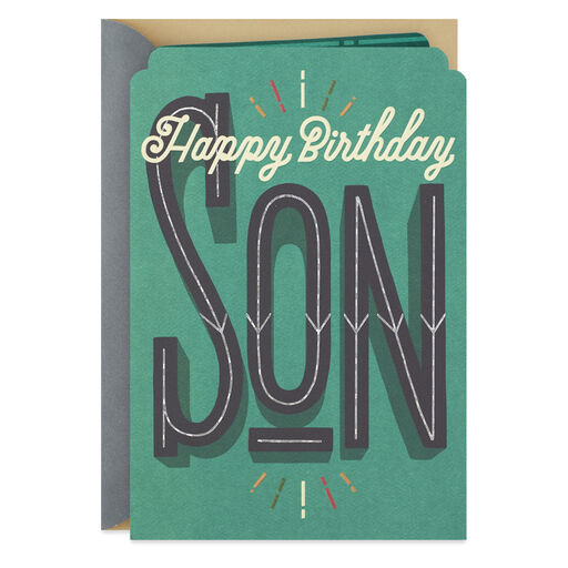 You're Loved Very Much Birthday Card for Son, 