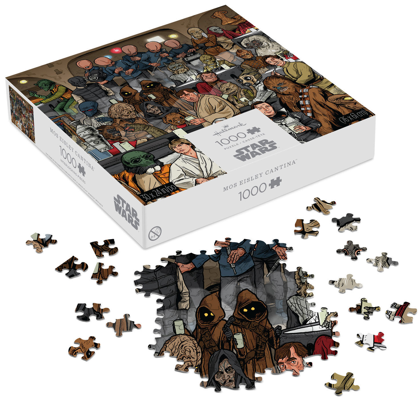Star Wars&trade; Mos Eisley Cantina 1000-Piece Jigsaw Puzzle, , large image number 2