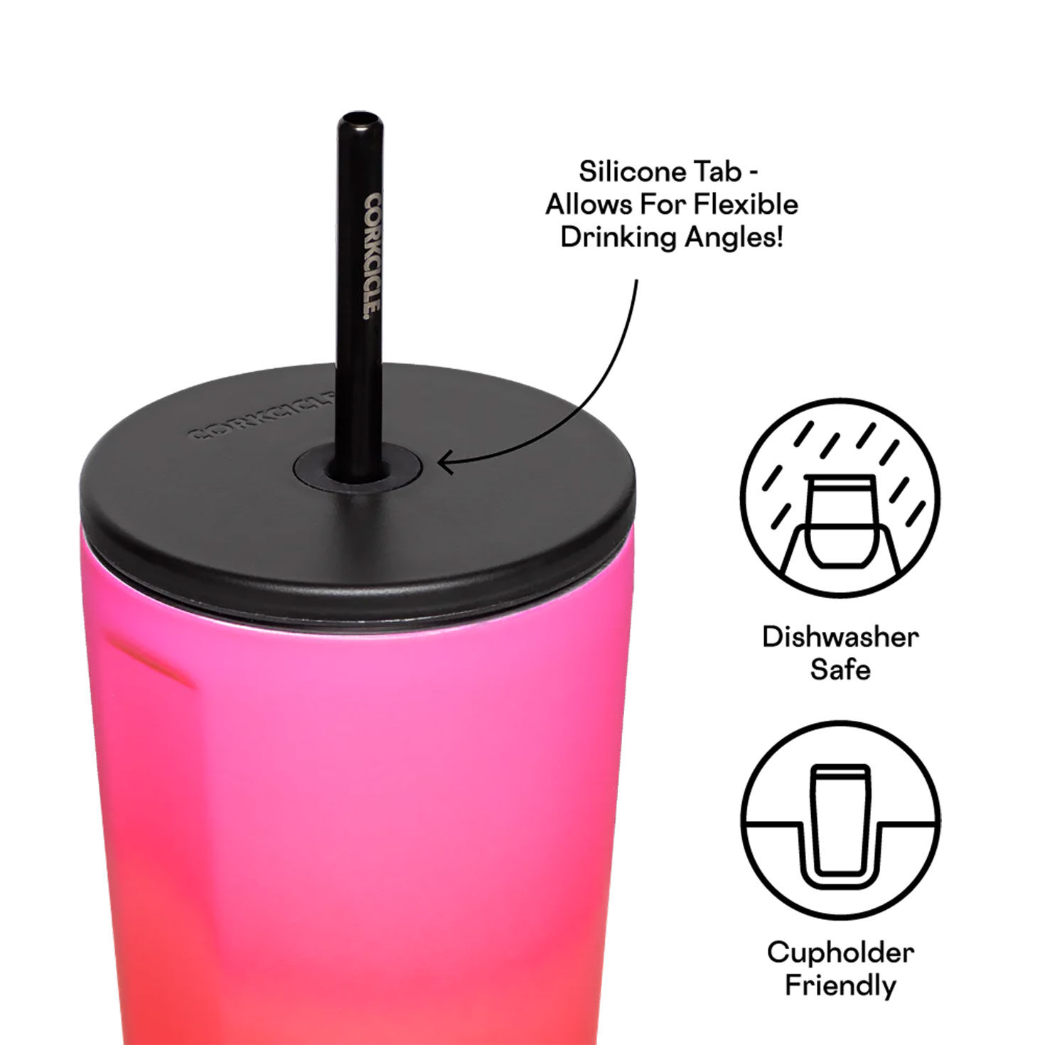 Corkcicle Sangria Cold Cup Tumbler, 24 oz., , large image number 2