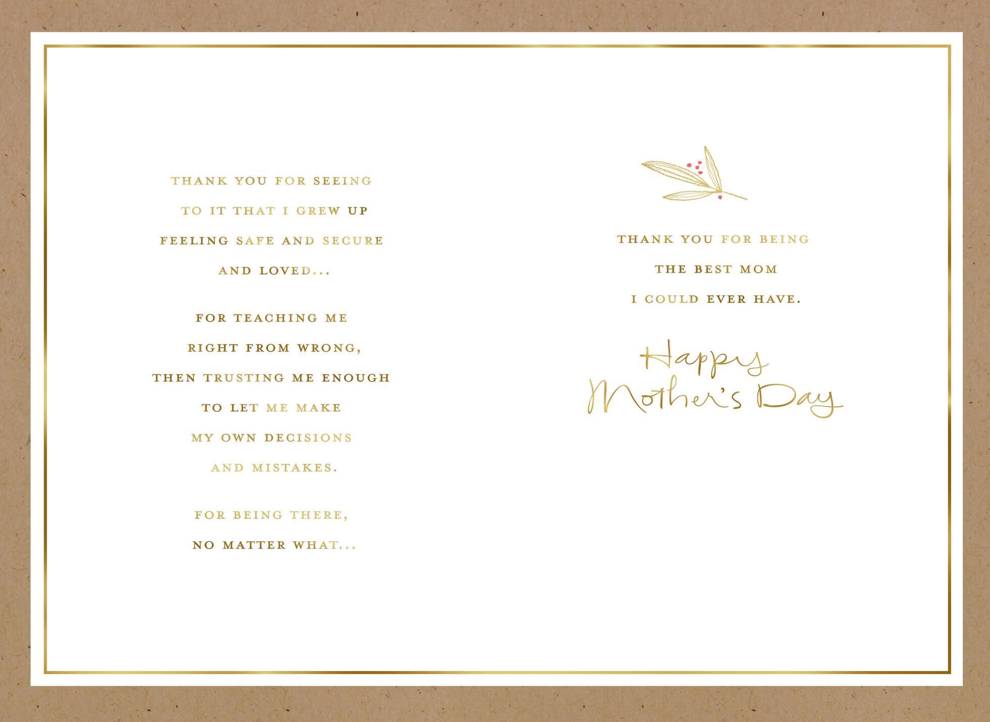 You're the Best Mom Ever Mother's Day Card