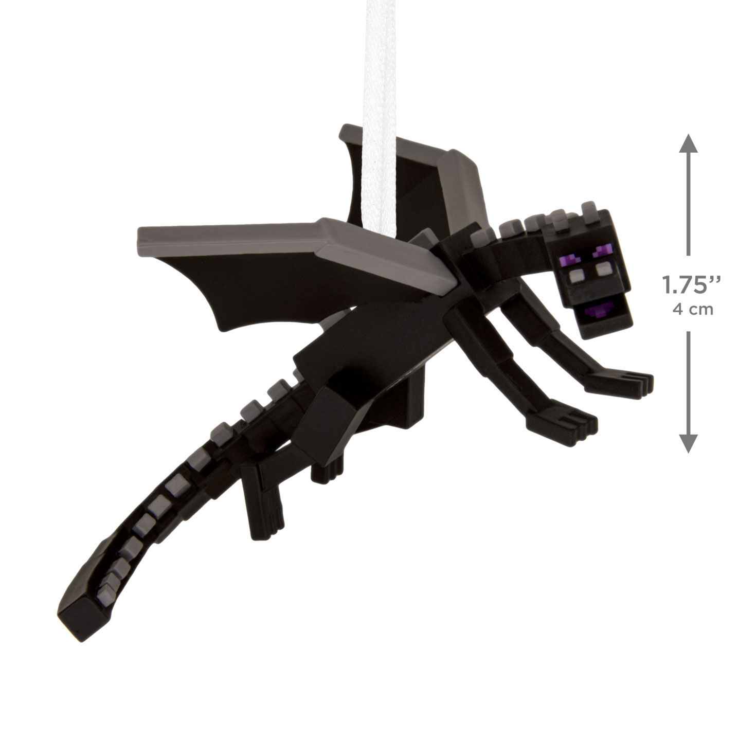Minecraft Black Dragon Christmas Ornament measurement image number 3