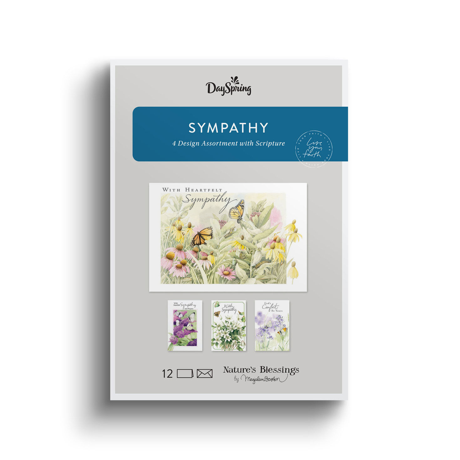 Bastin Nature DaySpring Sympathy Cards Assortment package front image number 2