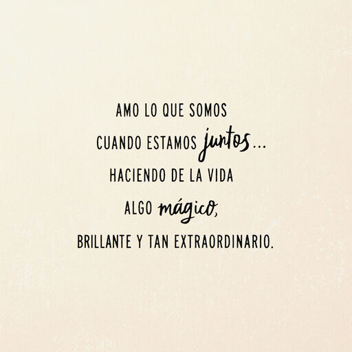 Love Is Magic Spanish-Language Love Card, 
