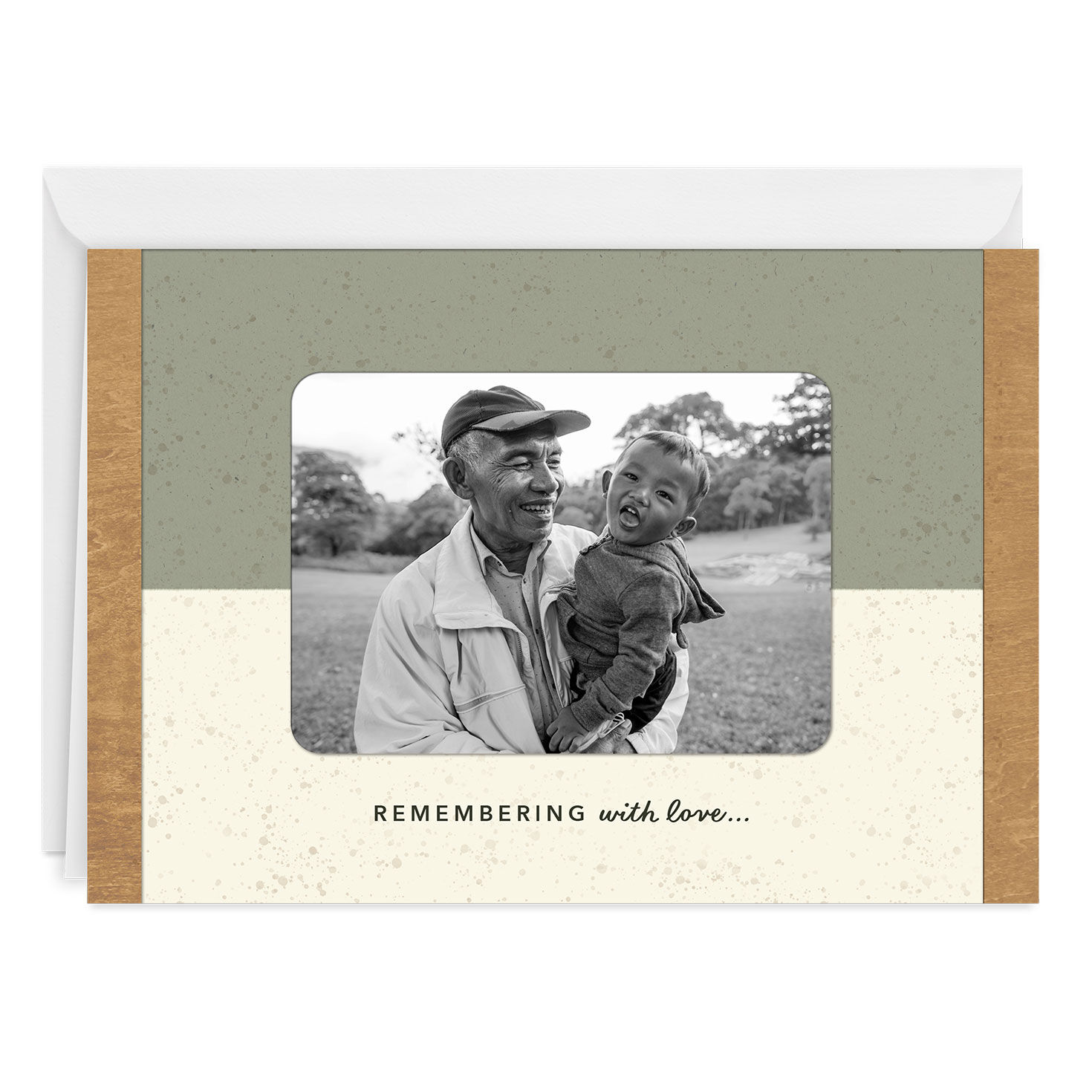 Remembering With Love Color Block Custom Sympathy Card for only USD 4.99 | Hallmark