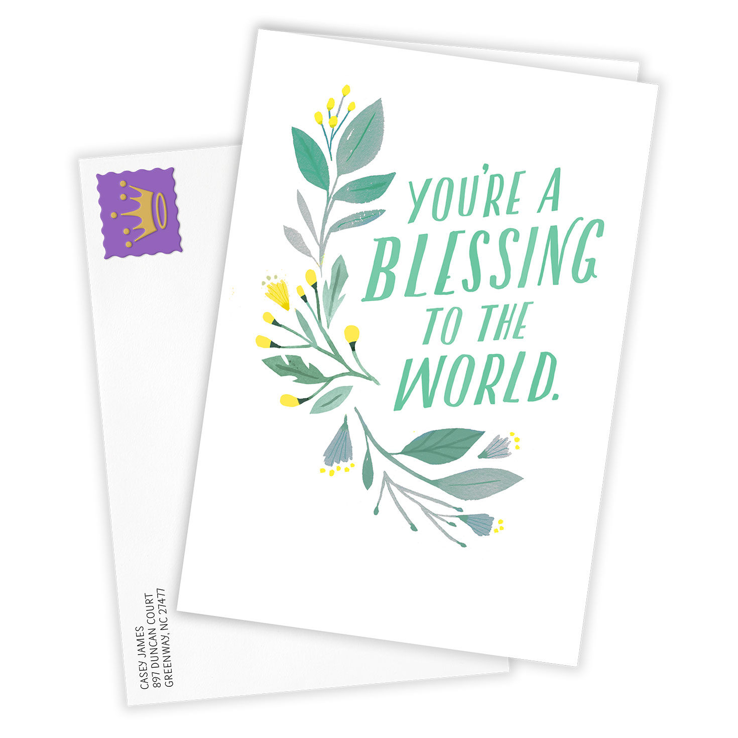 You're a Blessing to the World Custom Card, , large image number 2