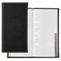 Black Faux Leather Slim Address Book, , large image number 5