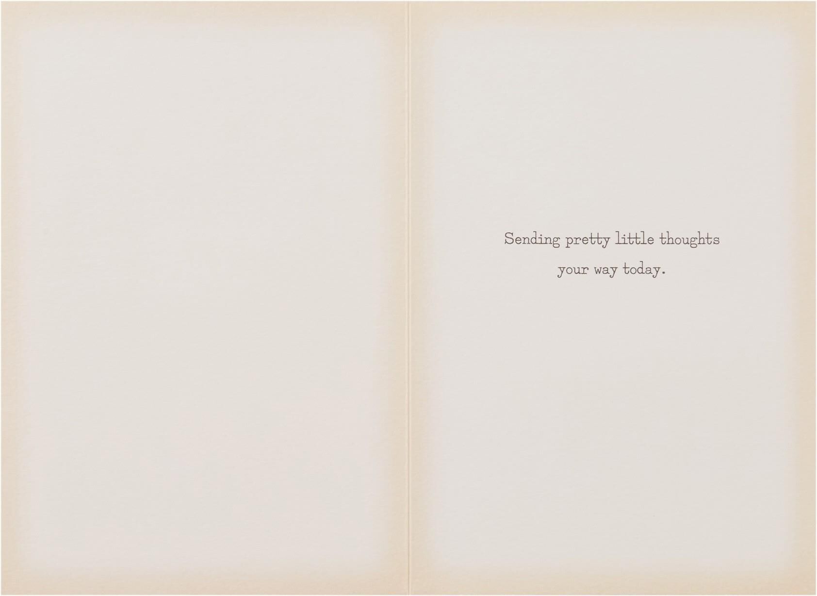 Pretty Little Thoughts Just Because Card