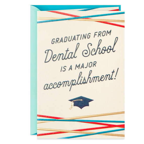 You Make Smiles Brighter Dental School Graduation Card, , large image number 1