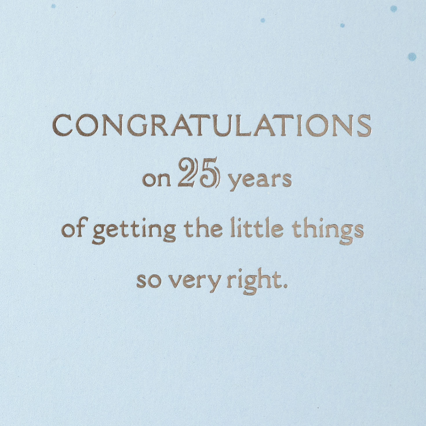Little Things Add Up 25th Anniversary Card for Couple for only USD 5.99 | Hallmark
