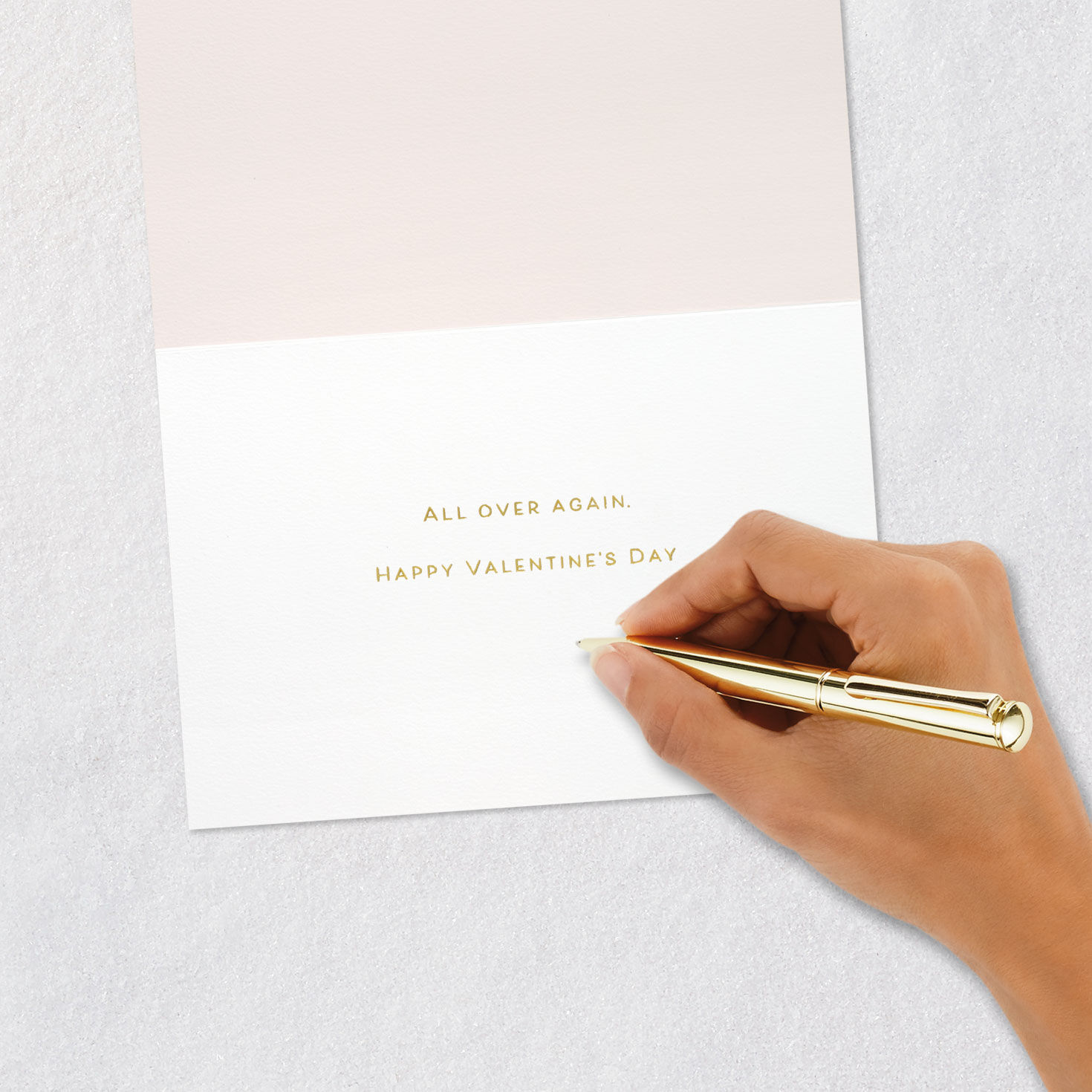 Flower Garden and Butterflies Valentine's Day Card Signing card image number 7