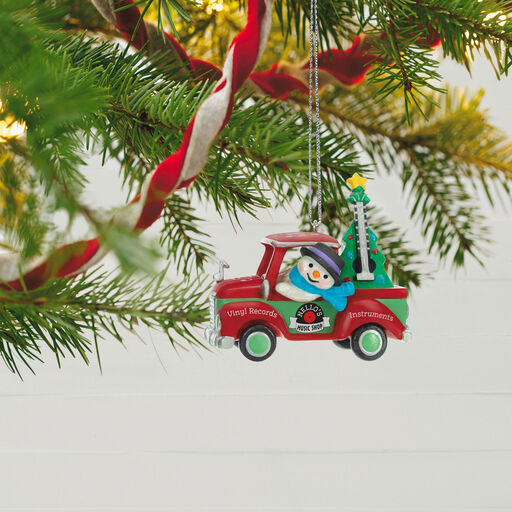 Holiday Parade Nello's Music Shop Truck 2023 Ornament, 