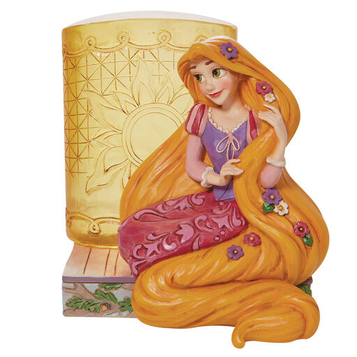 Jim Shore Disney Rapunzel and Lantern Figurine, 5.1", 