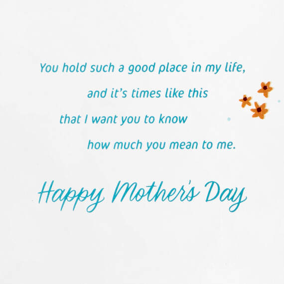 You Add Love to My World Mother's Day Card for Godmother, , large image number 3