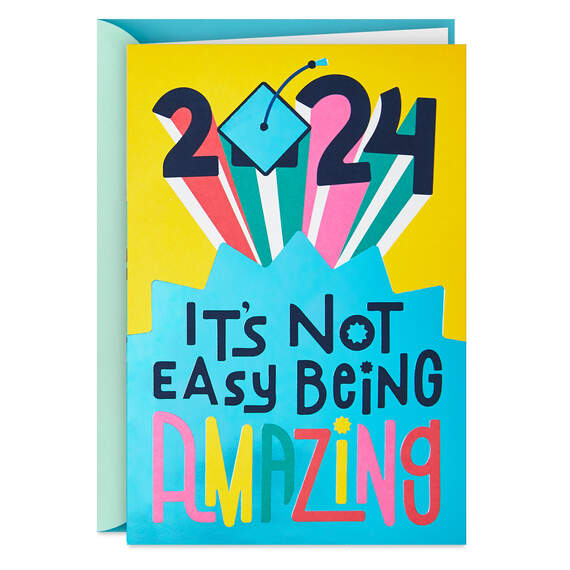 You're Amazing Musical Pop-Up 2024 Graduation Card