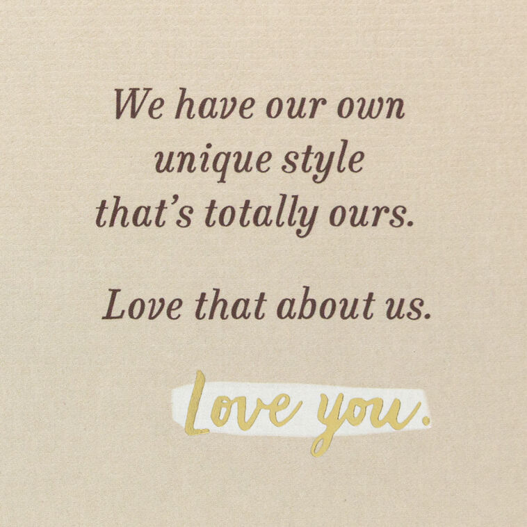 Cuddling Zebras Romantic Love Card Sentiment image number 2