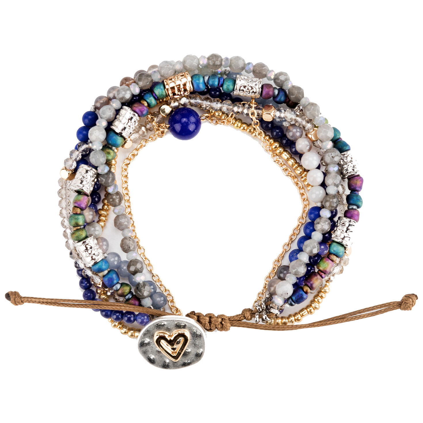 Indigo Beaded Love Bracelet Jewelry Hallmark