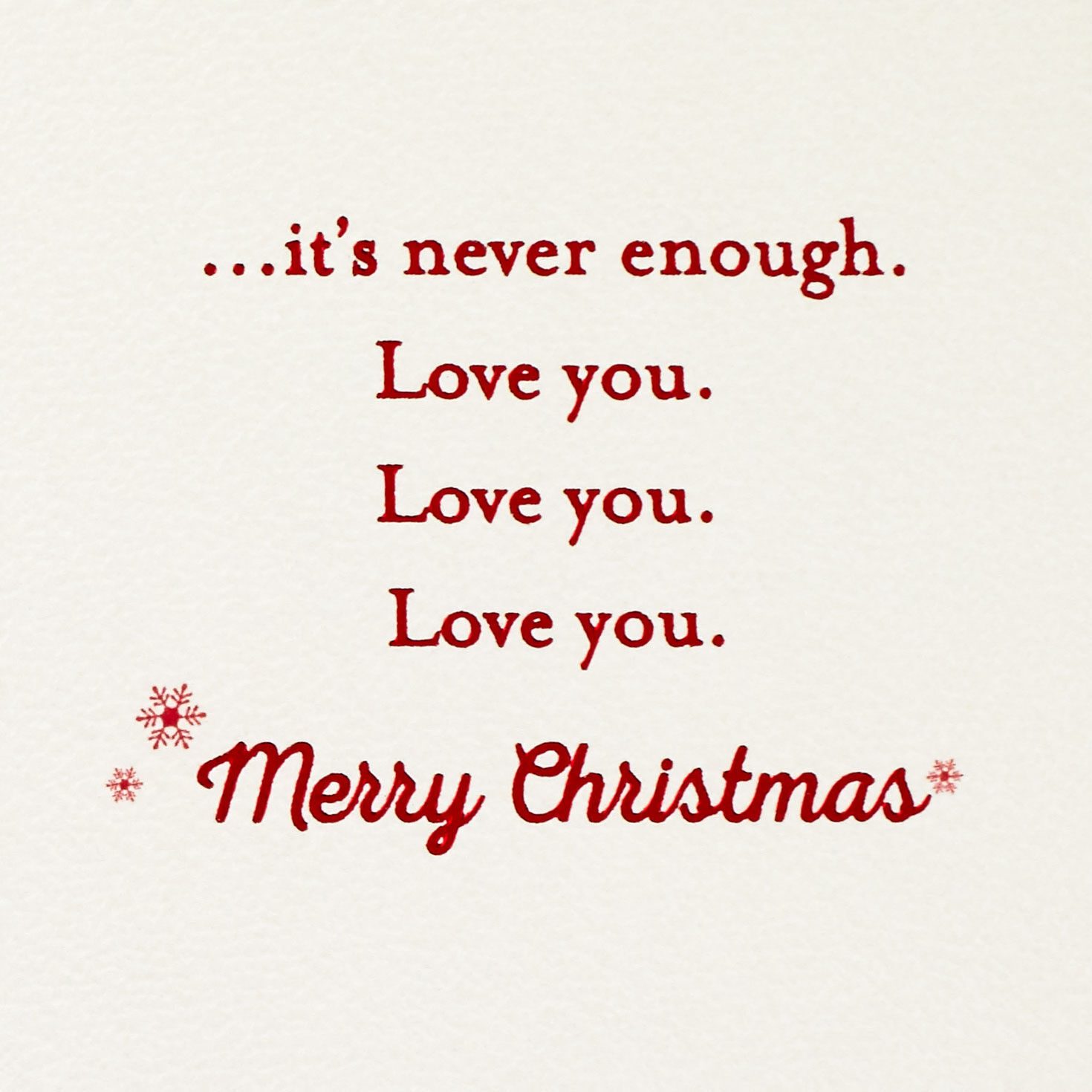 Snowy Wreath and Cardinals Daughter Christmas Card Sentiment image number 2