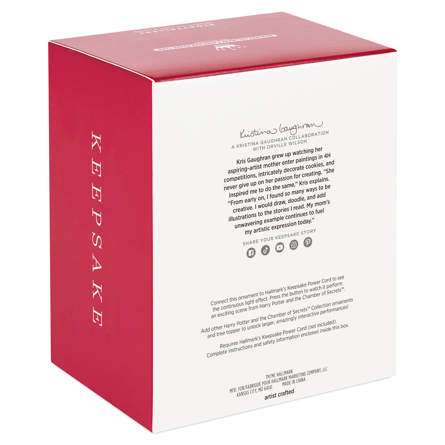 Harry Potter and the Chamber of Secrets&trade; Collection Ron Weasley&trade; and Hermione Granger&trade; Ornament With Light and Sound, , large image number 9