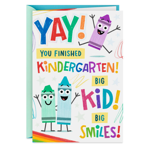 Big Kid, Big Smiles Kindergarten Graduation Card, 
