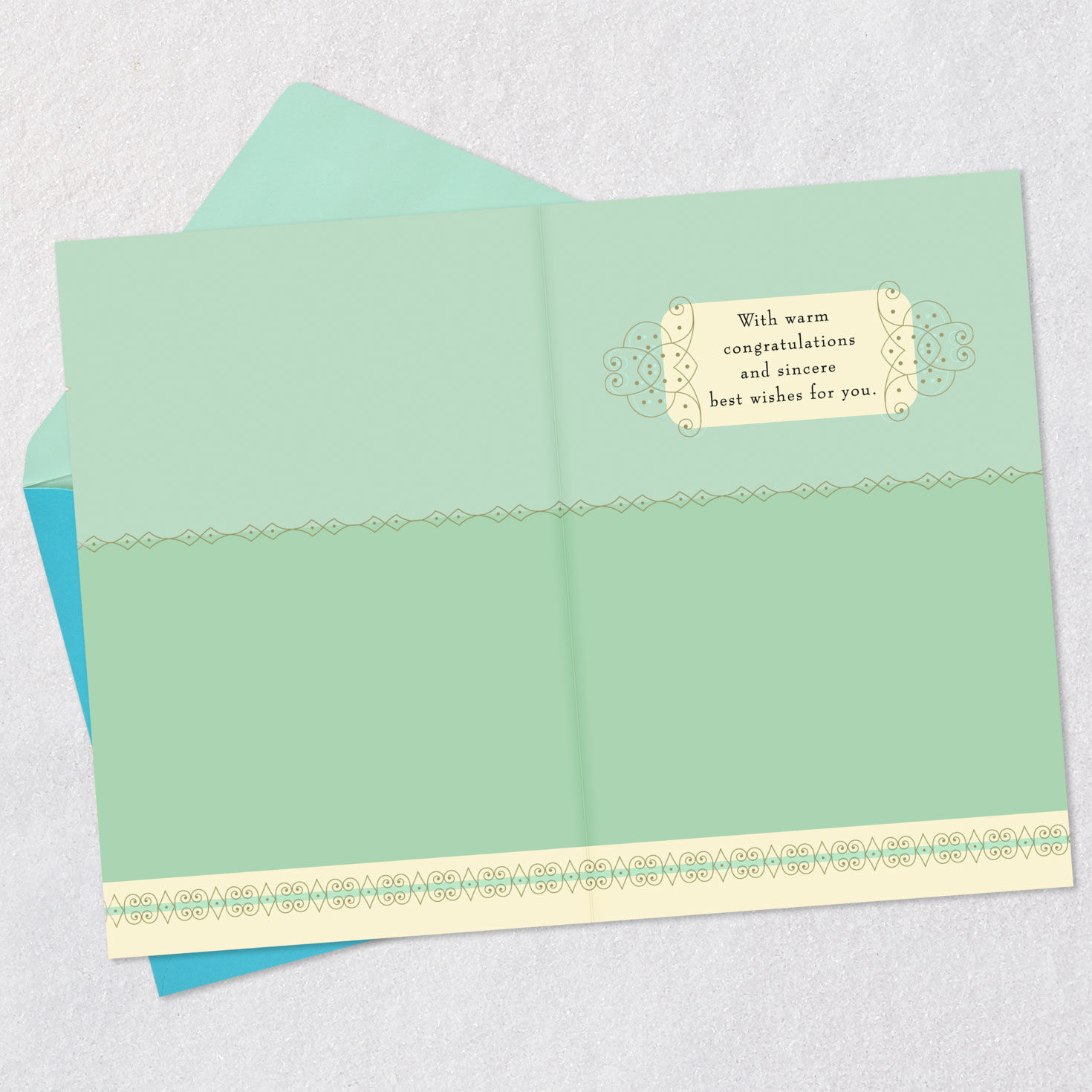 Sincere Best Wishes Congratulations Card, , large image number 3