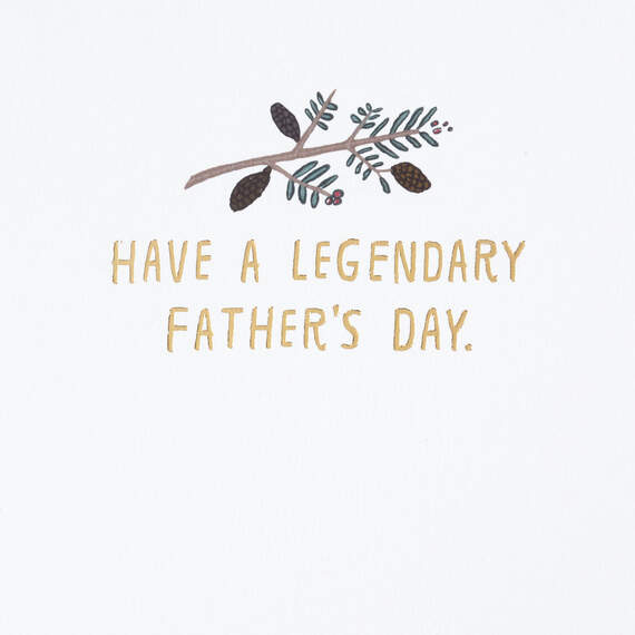 Bigfoot Legendary Father's Day Card for Dad, , large image number 2