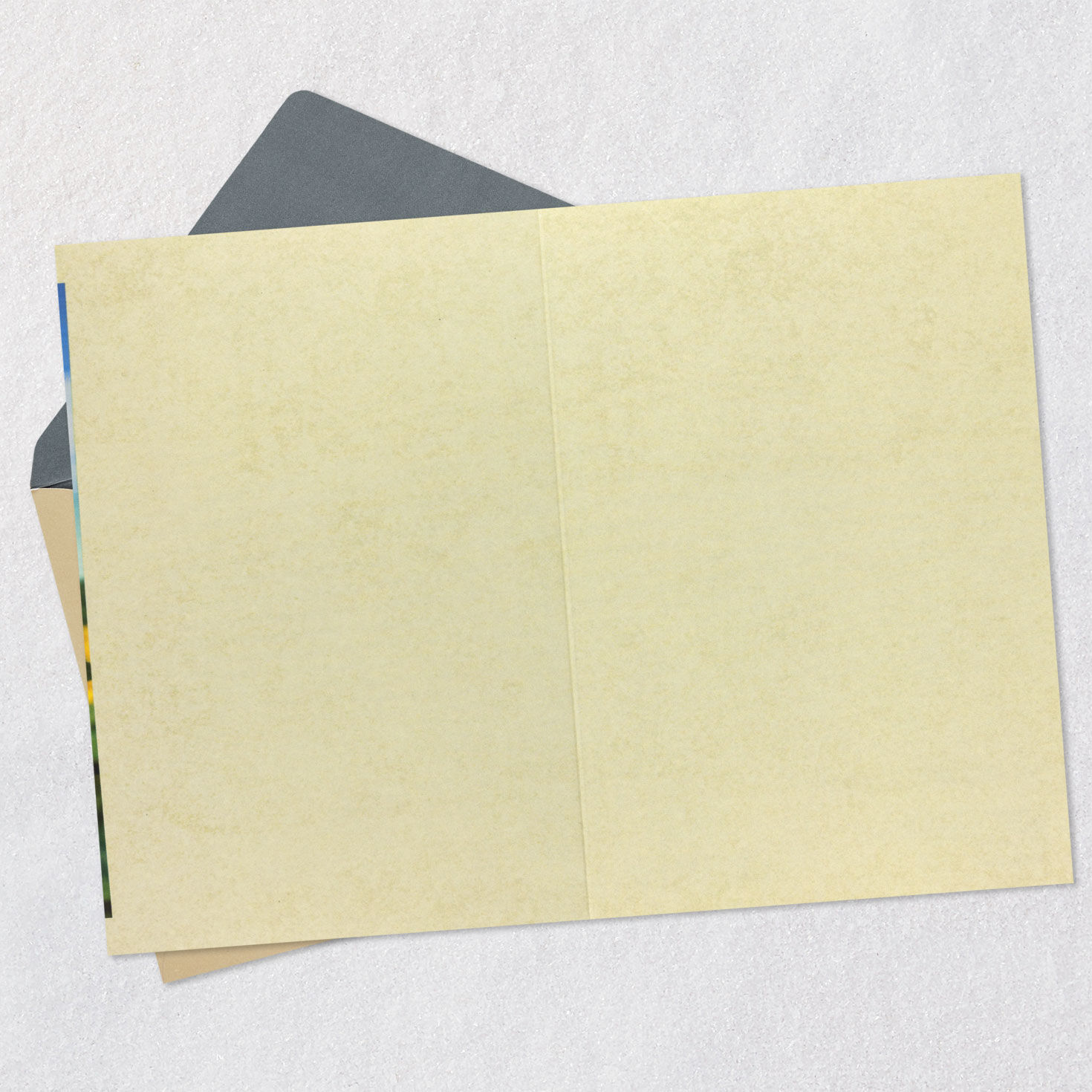 Field of Sunflowers Blank Card Open card with envelope image number 2