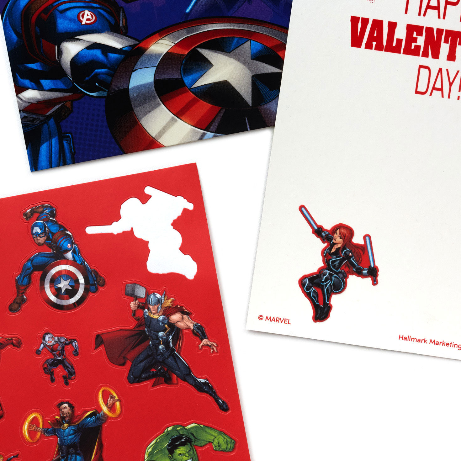 Marvel Avengers Kids Assorted Valentines With Stickers, Pack of 24 for only USD 9.99 | Hallmark