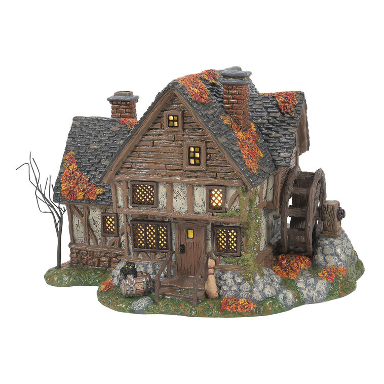 Department 56 Disney Hocus Pocus The Sanderson Sisters' Cottage Lighted Building, 6.6"