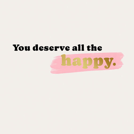 You Deserve All the Happy Video Greeting  Card, , large image number 2