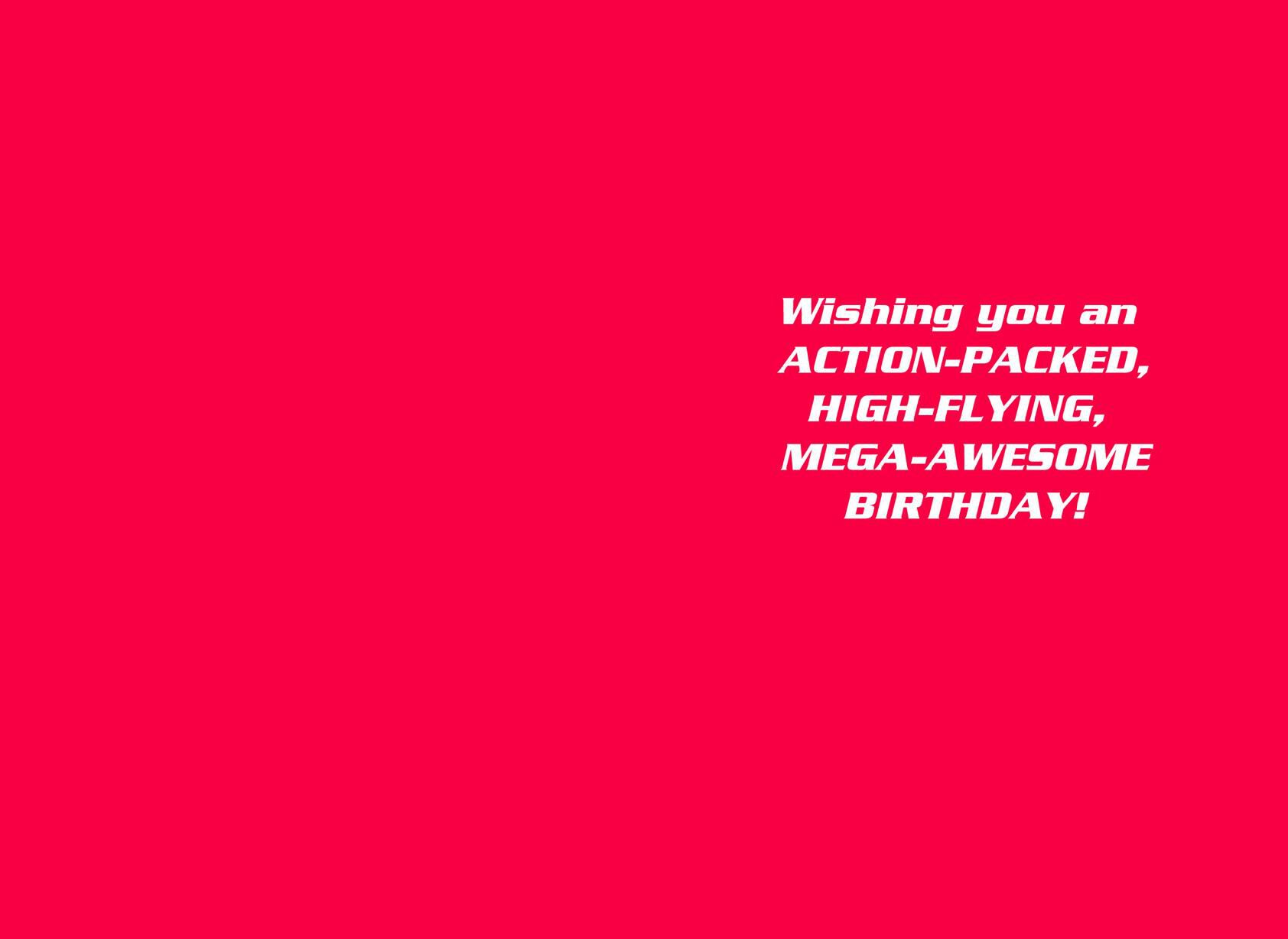 Superman™ Mega-Awesome Birthday Card