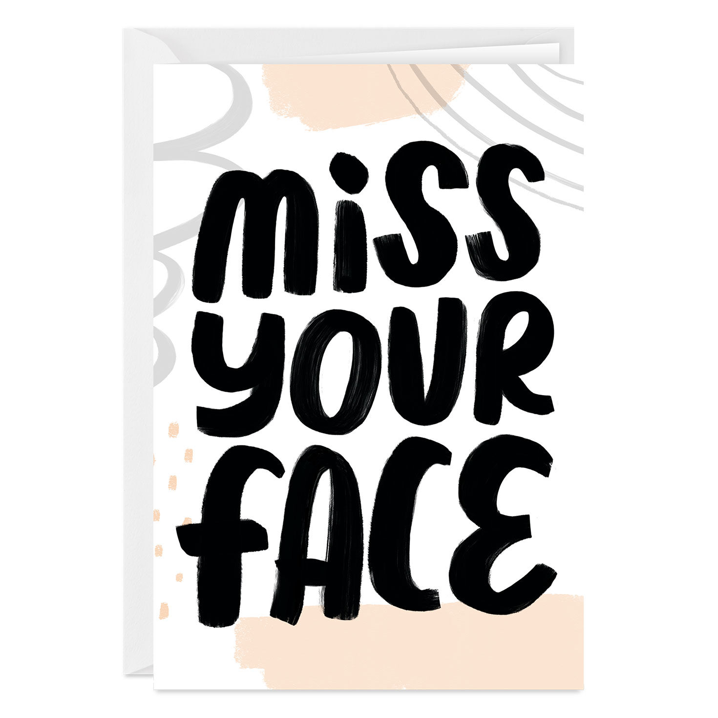 Miss Your Face Custom Miss You Card for only USD 4.99 | Hallmark