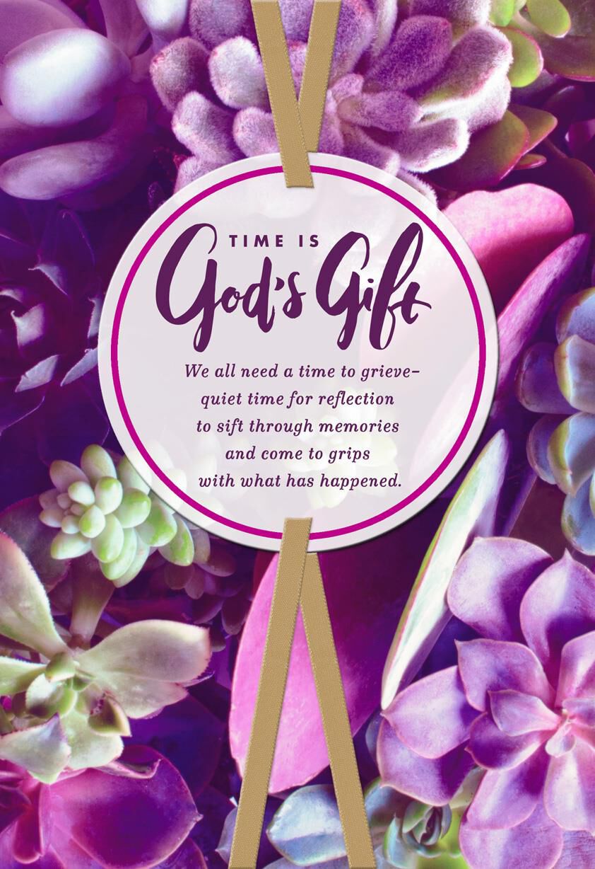 Praying God's Peace Religious Sympathy Card