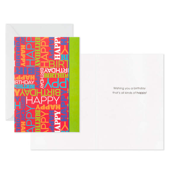 Colorful Celebrations Assorted Birthday Cards, Pack of 12, , large image number 5