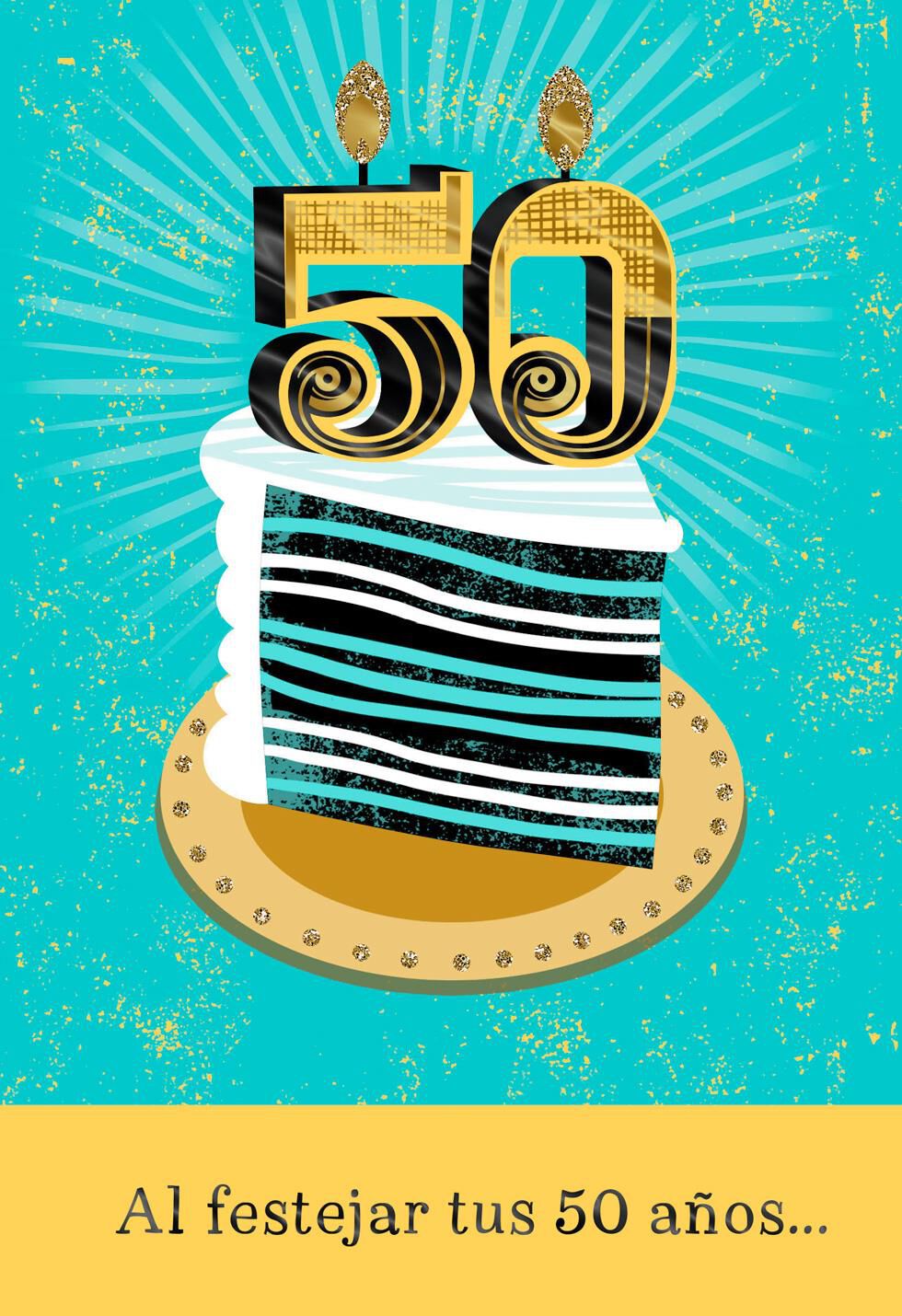 Celebrate Everything Spanish-Language 50th Birthday Card
