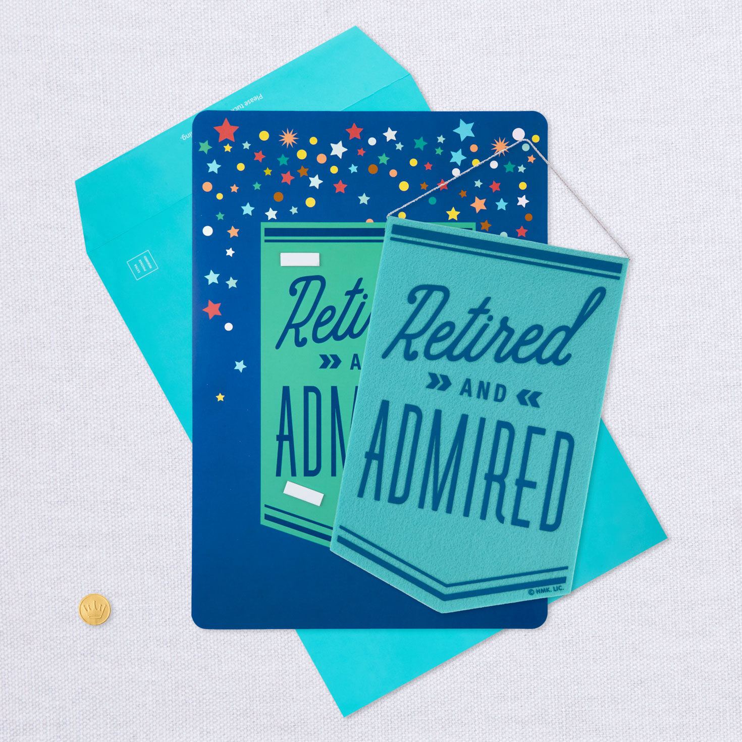 16" Retired and Admired Jumbo Retirement Card With Banner for only USD 12.99 | Hallmark