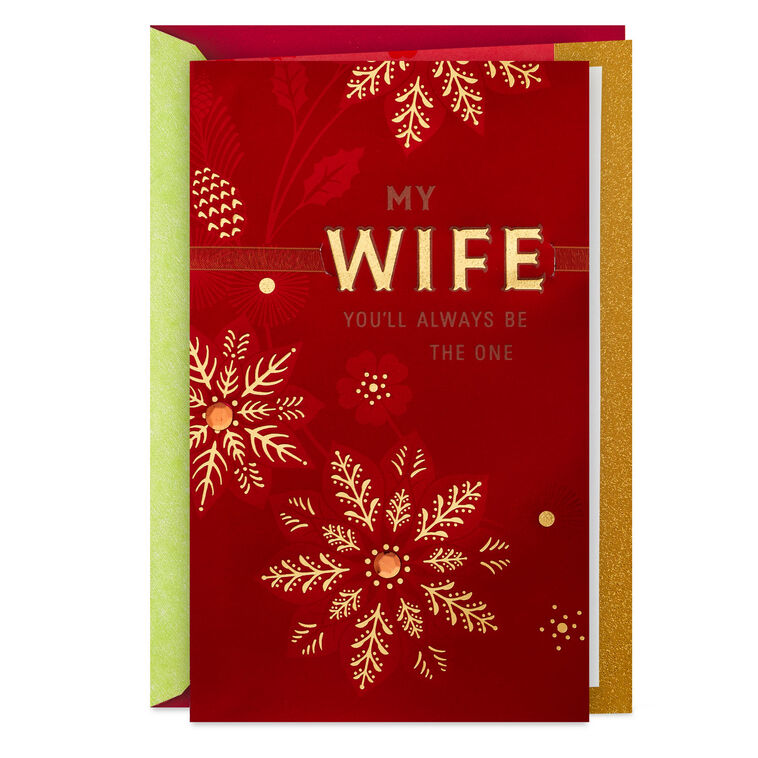 You'll Always Be the One Christmas Card for Wife