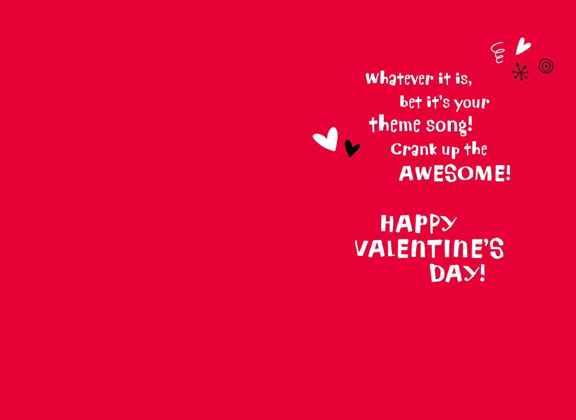 Funny Hamster Valentine's Day Card for Boys