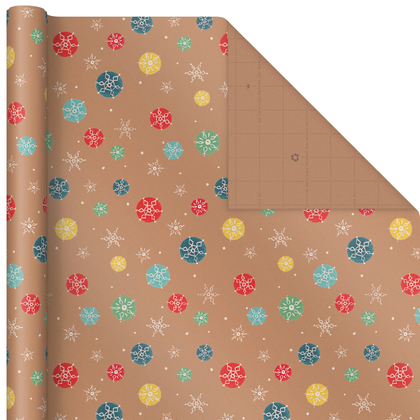 Bright Kraft 3-Pack Christmas Wrapping Paper  image number 6