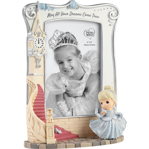 Precious Moments May All Your Dreams Come True Cinderella Sculpted Picture Frame, 