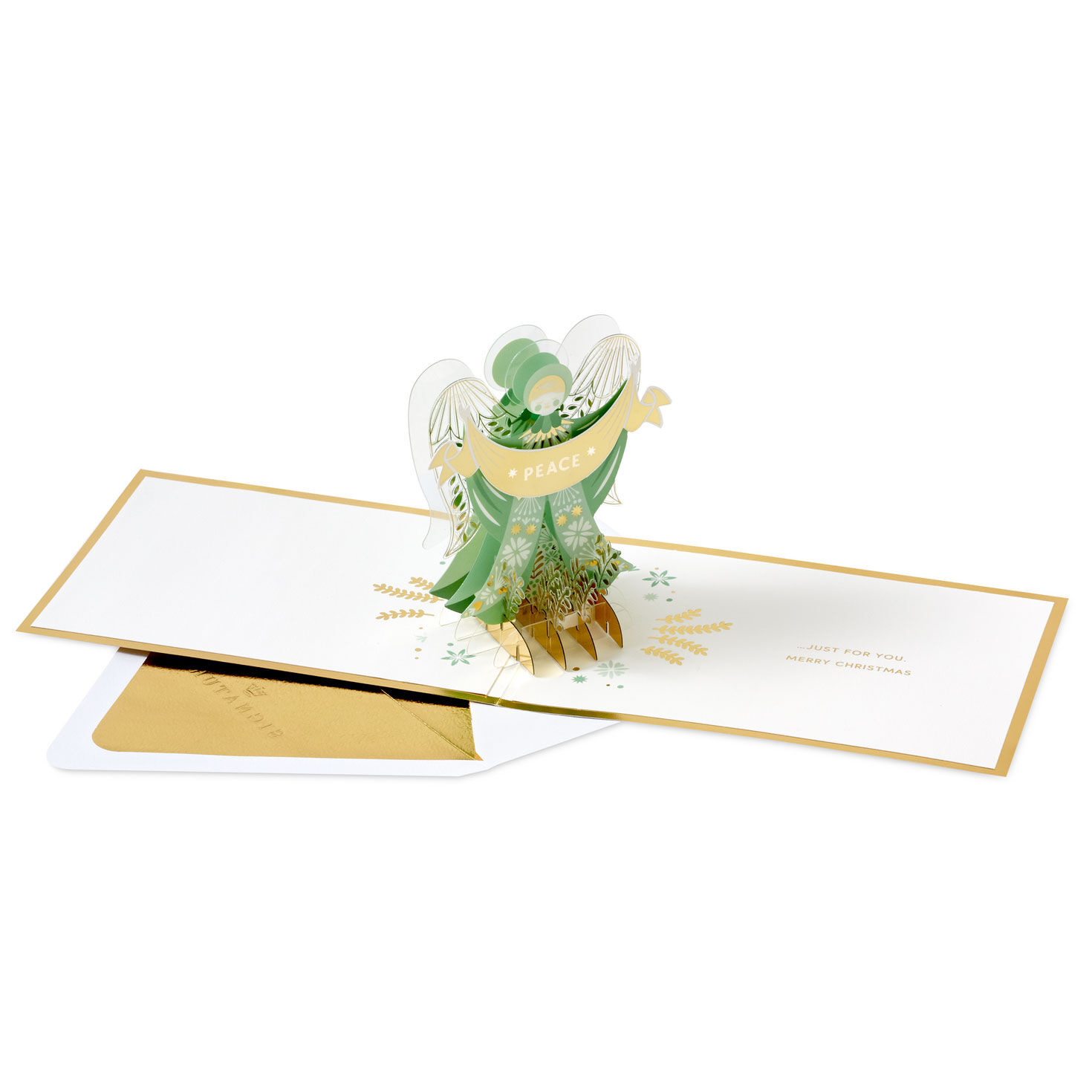 Heavenly Peace Angel 3D Pop-Up Christmas Card, , large image number 2