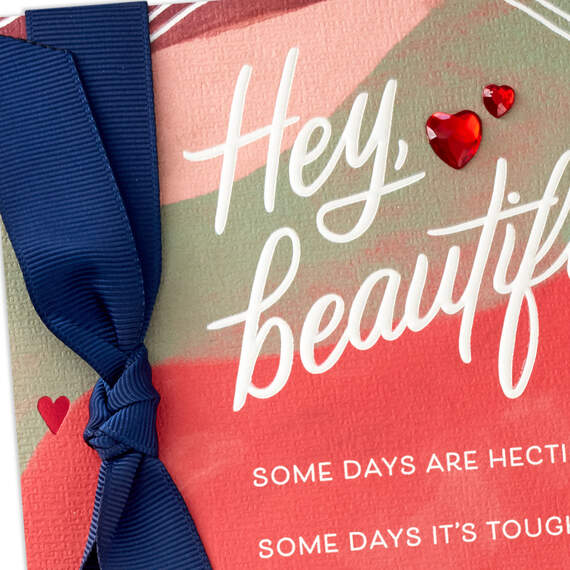 Hey, Beautiful Romantic Valentine's Day Card for Her, , large image number 5