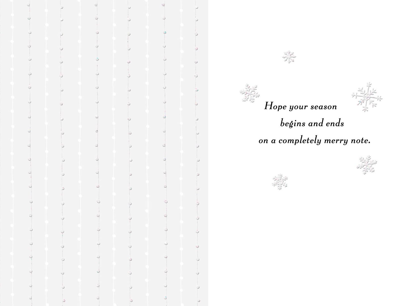 Chickadee Song Christmas Card