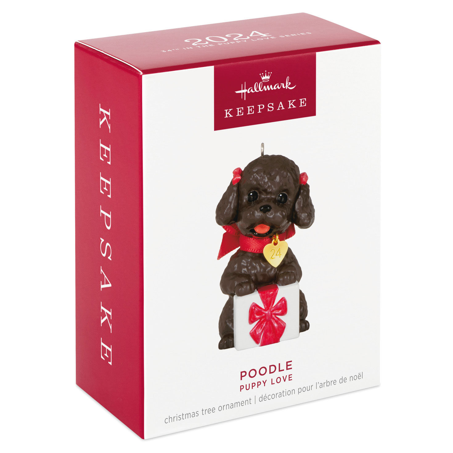 Puppy Love Poodle 2024 Ornament Keepsake Ornaments Hallmark