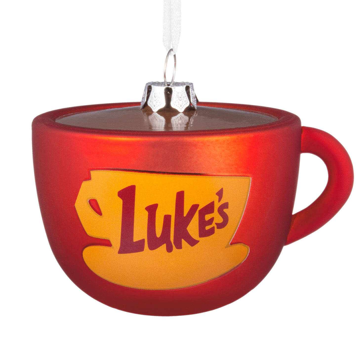 Gilmore Girls Luke's Coffee Mug Blown Glass Hallmark Ornament