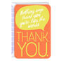 Orange and Yellow Word Bubble Thank You Card Card Front image number 1